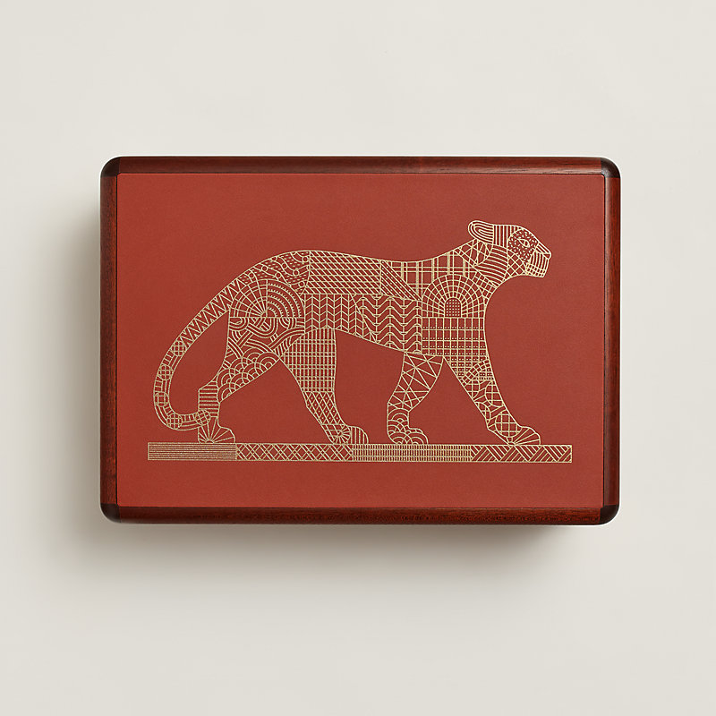 Casaque Panthera Deco watch box | Hermès USA